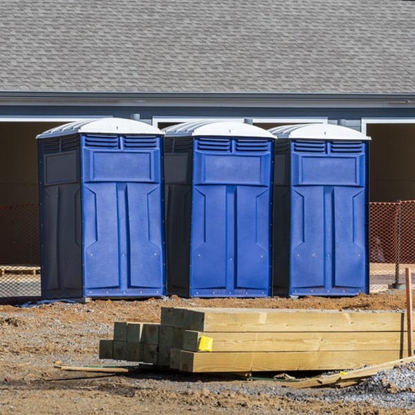 how do you dispose of waste after the portable toilets have been emptied in Cedar Valley